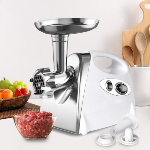 800W Electric Meat Grinder Mincer Sausage White - Image 7