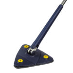 Cleanflo Cleaning Mop Dry Wet Triangle 360° Rotatable Adjustable Head 5 Pads