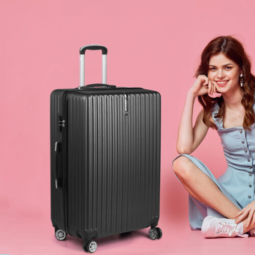 Slimbridge 24" Inch Luggage Suitcase Black 24 inch - Image 7