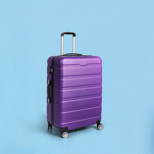 Slimbridge 24" Luggage Case Suitcase Purple 24 inch - Image 8
