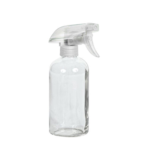 4x 500ml Clear Glass Spray Bottles Trigger - Image 2