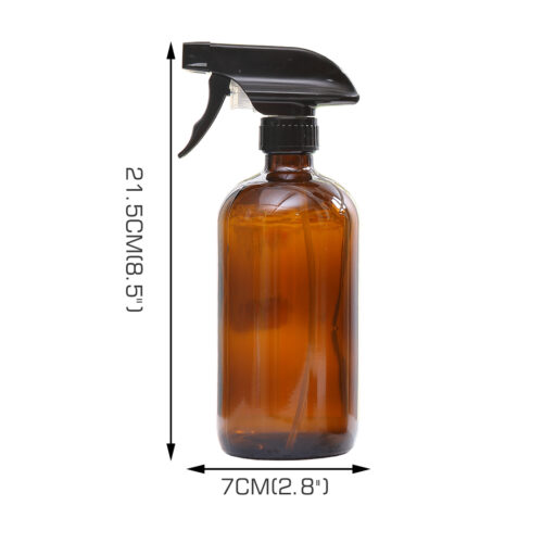 6x 500ml Amber Glass Spray Bottles Trigger - Image 3