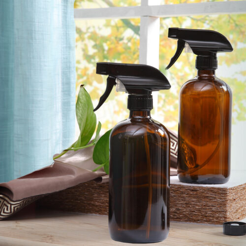 6x 500ml Amber Glass Spray Bottles Trigger - Image 7