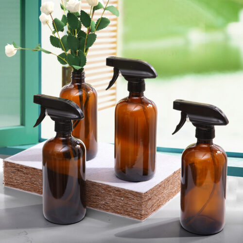 6x 500ml Amber Glass Spray Bottles Trigger - Image 8