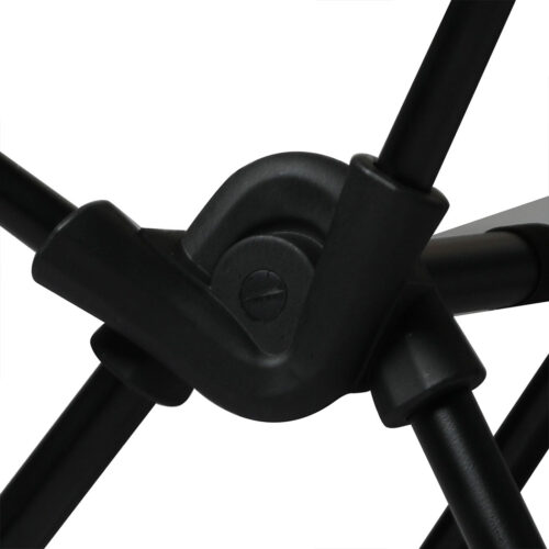 Levede Camping Chair Folding Outdoor Large Black - Image 6