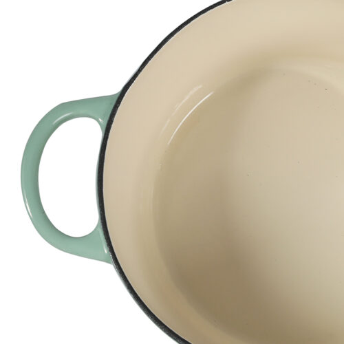 TOQUE 4L Enamel Dutch Oven Pot in Green Colour - Image 4