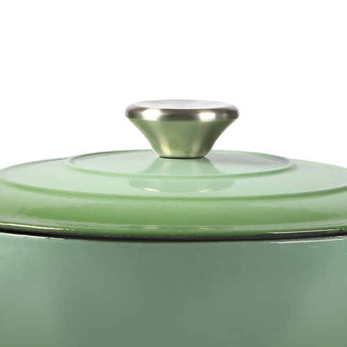 TOQUE 4L Enamel Dutch Oven Pot in Green Colour - Image 6