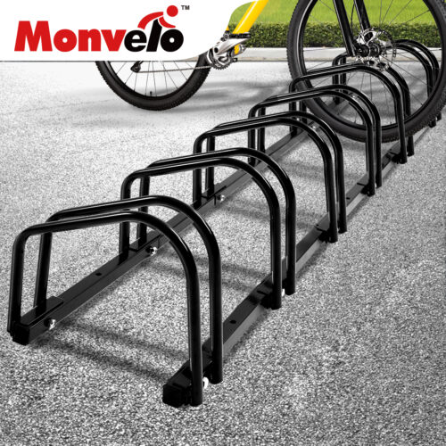 6 Bikes Stand Bicycle Bike Rack Floor - Image 7
