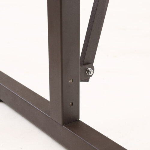 Garden Security Fence Gate Gate Metal Brown - Image 4