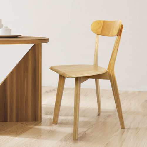 Levede 2x Dining Chairs Wooden Kitchen Chair - Image 8