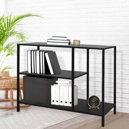 Levede 3-Tier Console Table Hallway Side Entry Hall Storage Shelf Rack Office Furniture Desk - Image 8