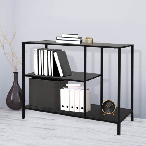 Levede 3-Tier Console Table Hallway Side Entry Hall Storage Shelf Rack Office Furniture Desk - Image 9