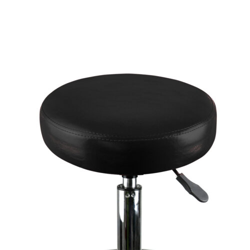 2x Levede Swivel Salon Barstool Hairdressing Black - Image 4