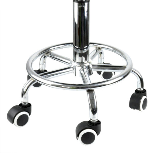 2x Levede Swivel Salon Barstool Hairdressing Black - Image 6