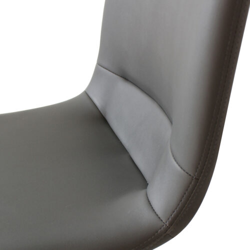 Levede Stackable Dining Chairs Kitchen Grey - Image 6