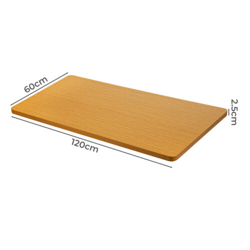 Levede Desktop For Motorised Adjustable Nature 120X60CM Natural - Image 3