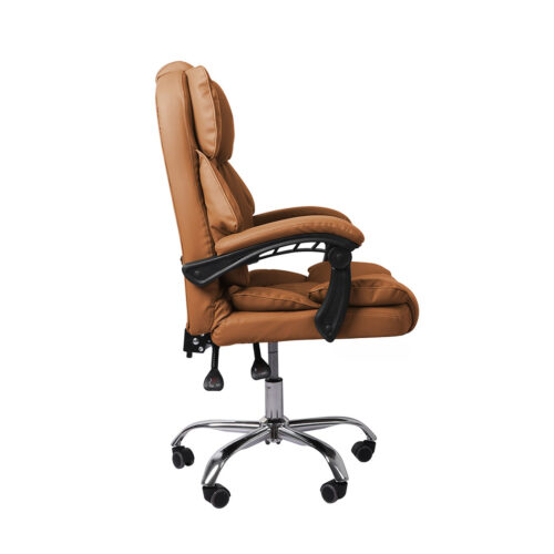 Levede Gaming Chair Office Computer Brown No Footrest - Image 4