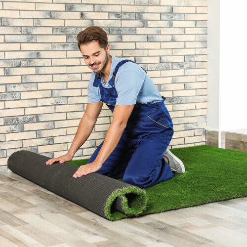Marlow 40MM Fake Artificial Grass Synthetic Natural 1x20m - Image 8