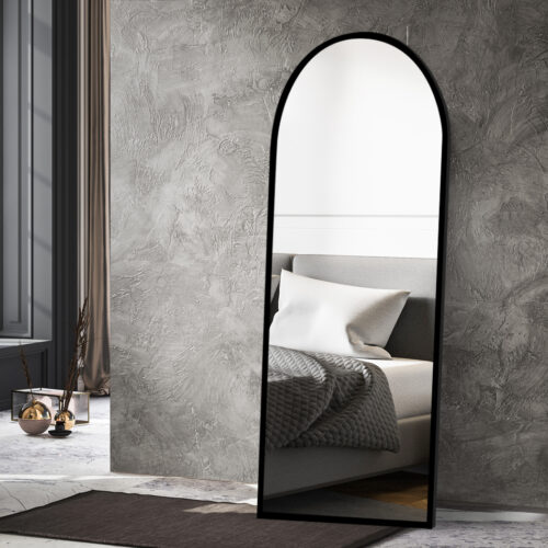 Yezi Floor Mirror Full length Mirrors 1.8M Black - Image 7