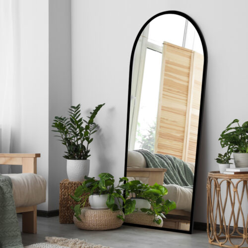 Yezi Floor Mirror Full length Mirrors 1.8M Black - Image 8