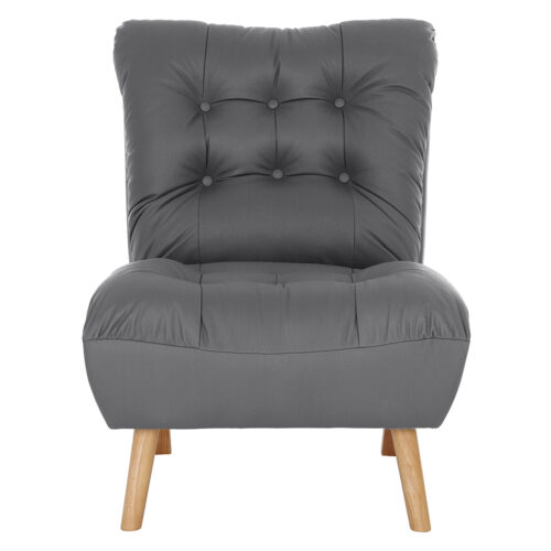 Levede Accent Chair Sofa Recliner Adjustable Grey - Image 2