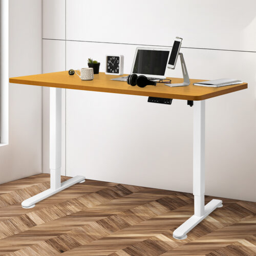 Levede Motorised Standing Desk Height 120cm Natural 800x 1.5MM - Image 7