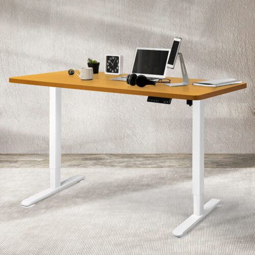 Levede Motorised Standing Desk Height 120cm Natural 800x 1.5MM - Image 8