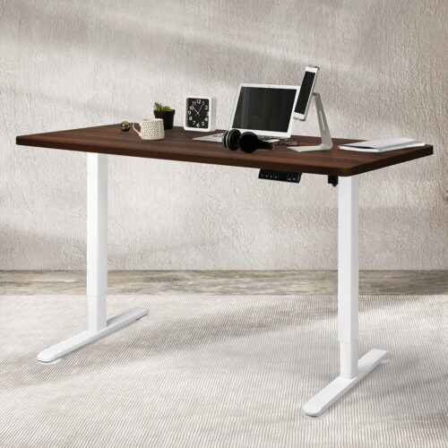 Levede Motorised Standing Desk Height 120cm Walnut 800x 1.5MM - Image 8
