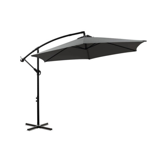 Mountview 3M Outdoor Umbrella Cantilever Grey Without Base