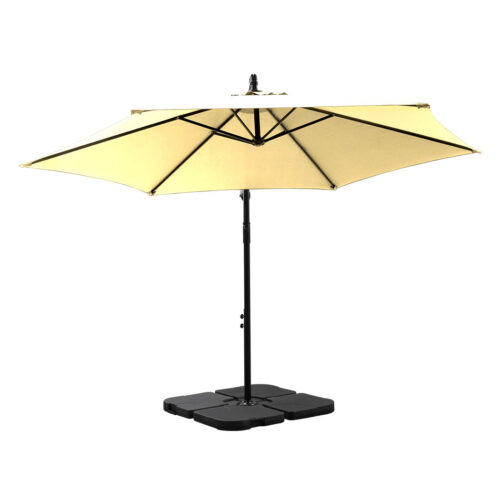 Mountview 3M Outdoor Umbrella Cantilever Grey - Image 2