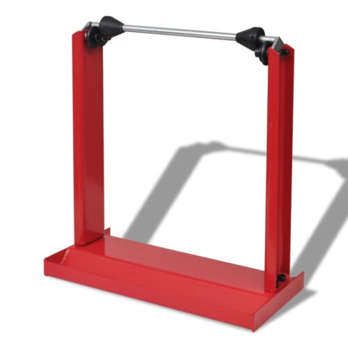 Heavy Duty Motorcycle Wheel Balancing Stand Truning Tire Tyre Balancer Red - Image 6