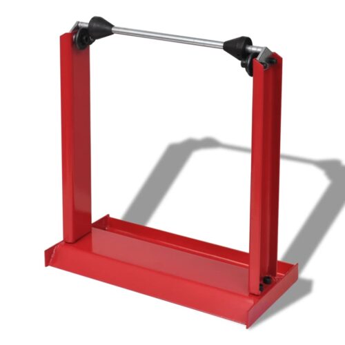 Heavy Duty Motorcycle Wheel Balancing Stand Truning Tire Tyre Balancer Red - Image 7