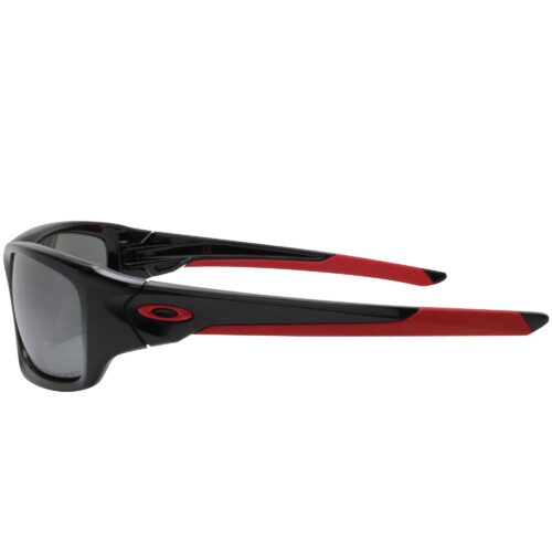 Ex Display Oakley Custom Valve Black Red Polarized Black Iridium Mens Sunglasses - Image 3