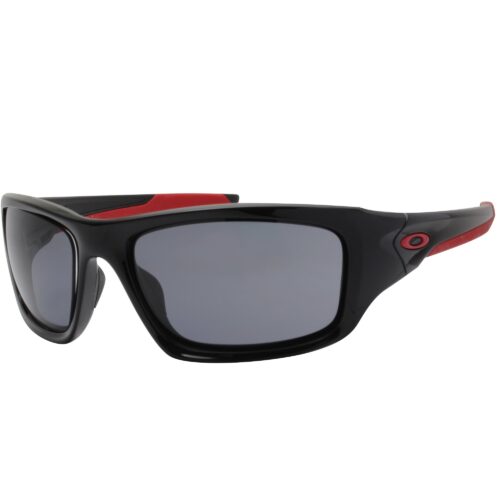 Oakley Custom Valve Polished Black Red Frame with Grey Lens Mens Sunglasses - Image 2
