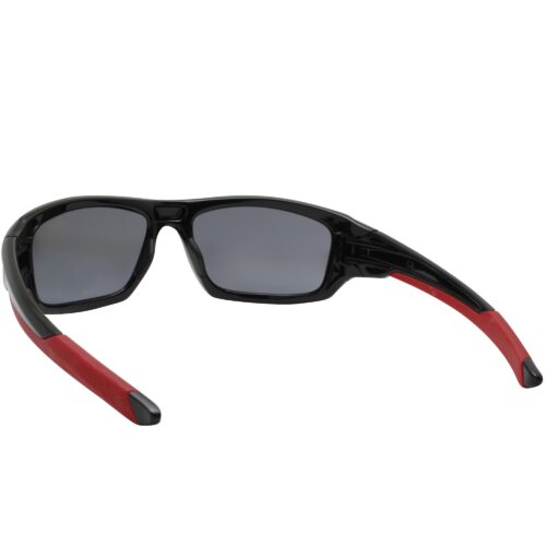Oakley Custom Valve Polished Black Red Frame with Grey Lens Mens Sunglasses - Image 4