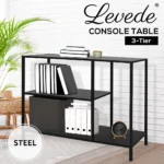 Levede 3-Tier Console Table Hallway Side Entry Hall Storage Shelf Rack Office Furniture Desk