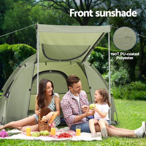 Weisshorn 5-in-1 Camping Tent Cot 1-person Air Mattress Camping Bed - Image 5