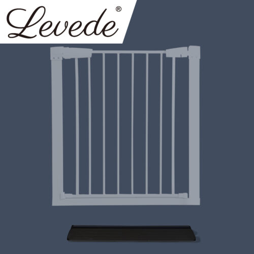 Levede Baby Safety Gate Adjustable Pet Black Ramp - Image 7