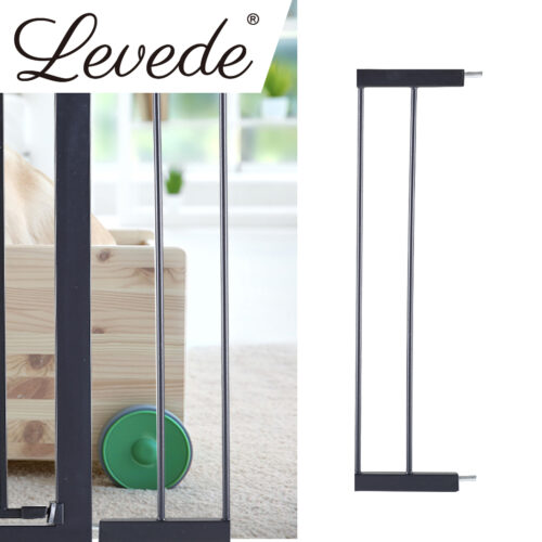 Levede Baby Safety Gate Adjustable Pet Black 10cm Extension - Image 8