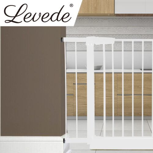 Levede Baby Safety Gate Adjustable Pet White 10cm Extension - Image 7