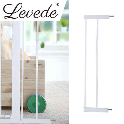 Levede Baby Safety Gate Adjustable Pet White 10cm Extension - Image 8
