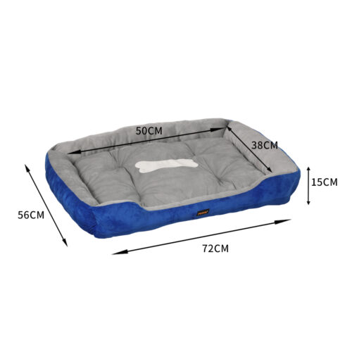 PaWz Pet Bed Dog Beds Bedding Mattress M Navy Medium - Image 3