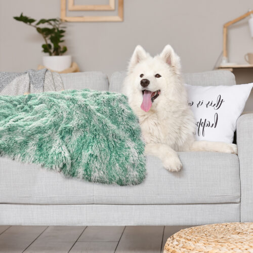 PaWz Dog Blanket Pet Cat Mat Puppy Warm Teal - Image 8