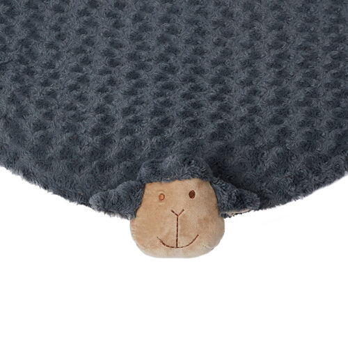 PaWz Pet Bed Cat Calming Bed Dog Squeaky M Charcoal Medium - Image 4