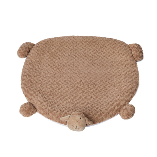 PaWz Pet Bed Cat Calming Beds Dog Squeaky L Tan Large - Image 2