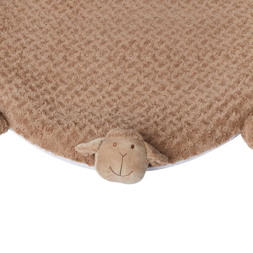 PaWz Pet Bed Cat Calming Beds Dog Squeaky L Tan Large - Image 5
