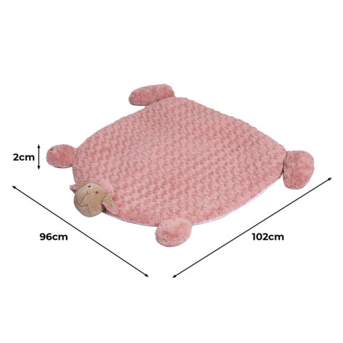 PaWz Pet Bed Cat Calming Beds Dog Squeaky L Pink Large - Image 3