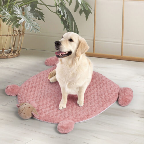PaWz Pet Bed Cat Calming Beds Dog Squeaky L Pink Large - Image 8
