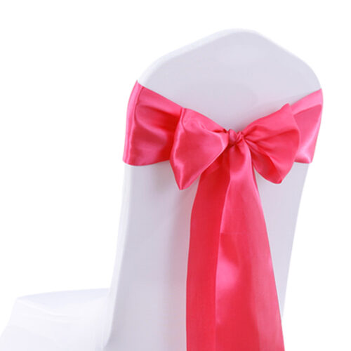 50x Satin Chair Sashes Cloth Cover Wedding Mauve - Image 6