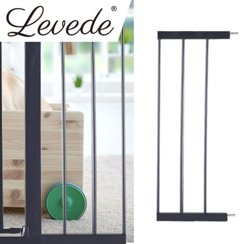 Levede Baby Safety Gate Adjustable Pet Black 20cm Extension - Image 8